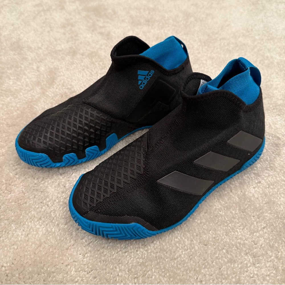 Adidas Stycon Laceless Sock Shoes Women Black and Blud
